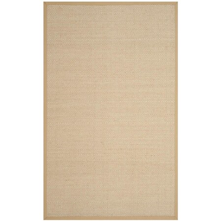 Safavieh Natural Fiber Rectangle Area Rug, Natural and Beige - 6 x 9 ft. NF151B-6